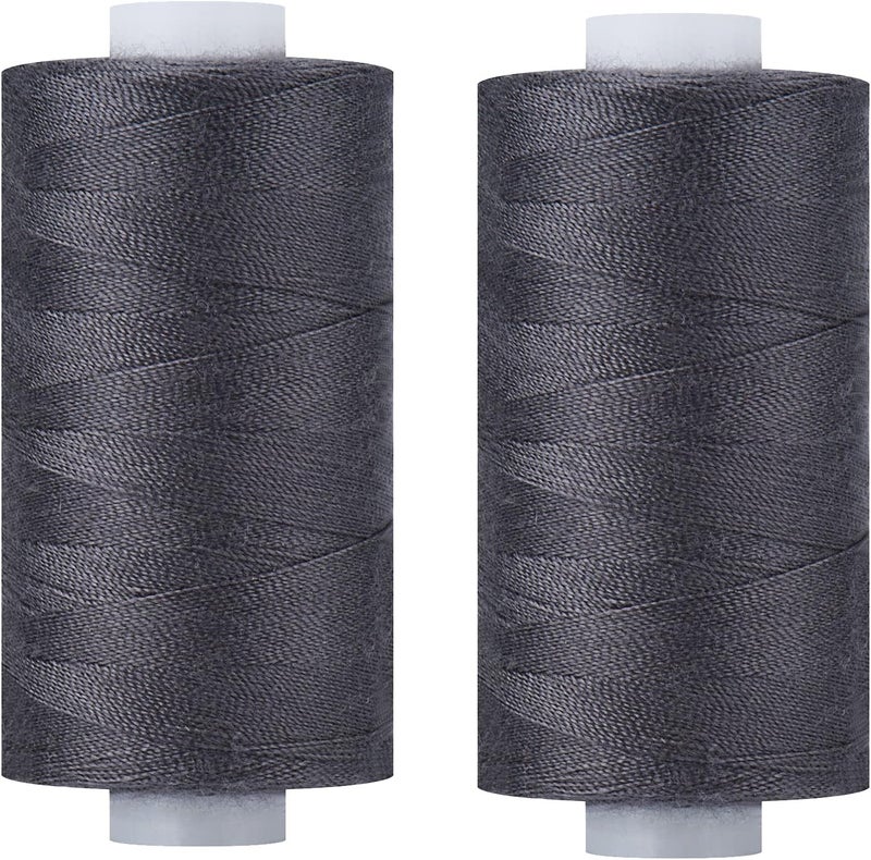 simthread All Purpose Thread Polyester 400Y Lead Grey - Image 1